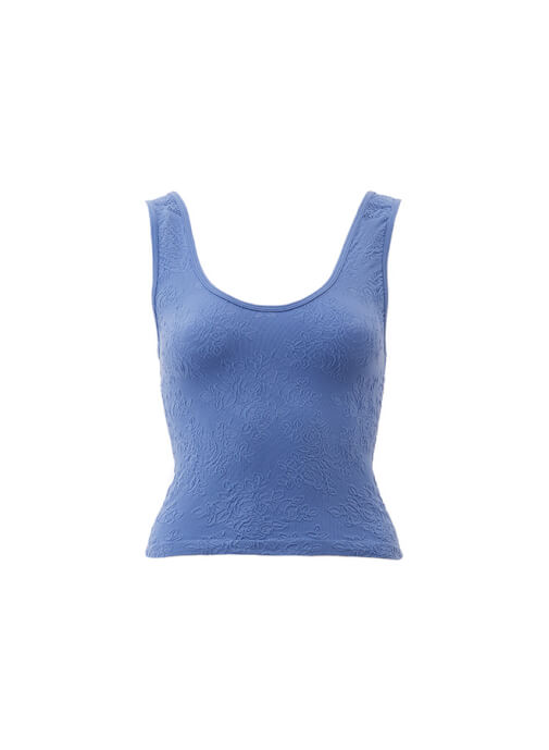 Desenli Crop Top ve Boyfriend Pantolon Kombini