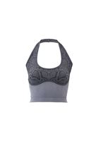 Women Mixed Jacquard Seamless Tank Top