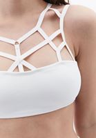 Women Cream Bralet with Pipe Detail