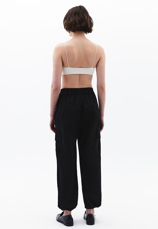 Kargo Cepli Pantolon ve Bralet Kombini