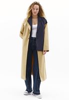 Women Beige Trenchcoat with Belt Detail