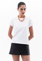 Women White Cotton Sleeveless Top