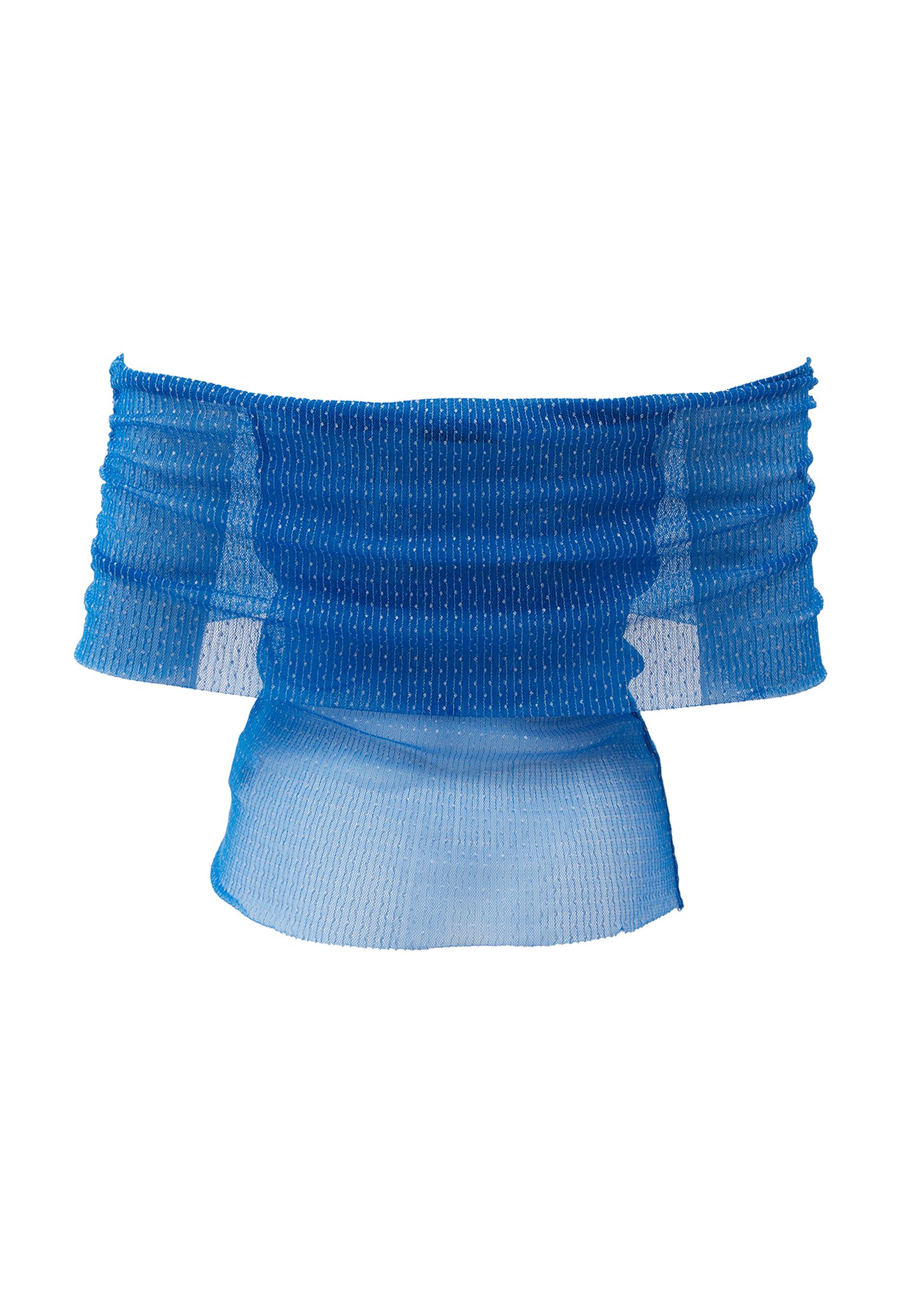 Blue Off Shoulder Tulle Blouse Online Shopping | OXXOSHOP Blue Off Shoulder Tulle Blouse Online Shopping | OXXOSHOP