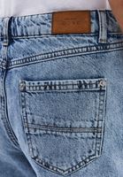 Bayan Mavi Yüksek Bel Wide-Leg Pantolon