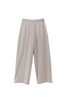 Women Beige High Rise Straight Fit Pants