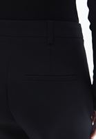 Women Black High Rise Slim Fit Pants