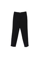 Women Black High Rise Slim Fit Pants