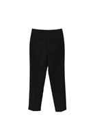 Women Black High Rise Slim Fit Pants