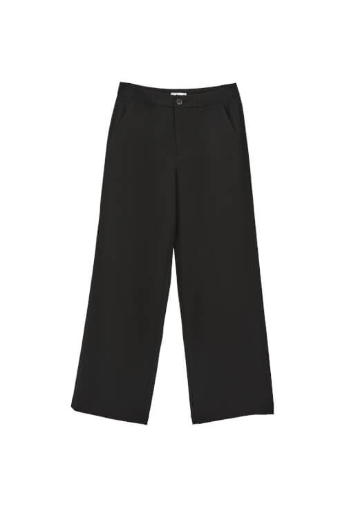 Orta Bel Pantolon ve Dantel Bluz Kombini