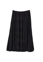 Women Black High Rise Balloon Skirt