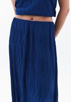 Women Blue High Rise Balloon Skirt