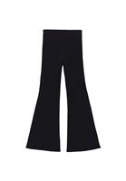 Bayan Siyah Ultra Yüksek Bel Flare Pantolon ( TENCEL™ )