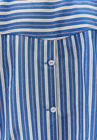Women Mixed Pocket Detail Crop Shirt