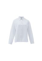 Women White Loose Fit Poplin Shirt