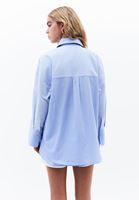 Women Mixed Oversized Shirt