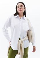 Women White Oversize Poplin Shirt