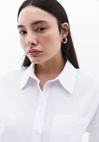 Women White Oversize Poplin Shirt