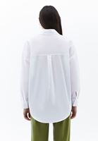 Women White Oversize Poplin Shirt