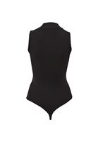 Women Black Turtleneck Bodysuit