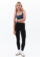 Women Blue Crop Singlet with Straps