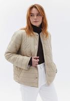 Women Beige Two-way Coat