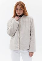 Women Beige Two-way Coat