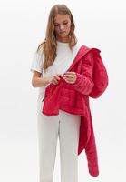 Women Pink Quilted Crop Puffer Jacket