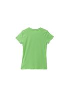 Women Green Cotton Crew Neck Tshirt