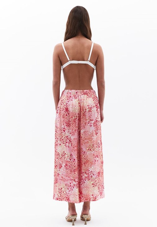 Culotte Saten Pantolon ve Gömlek Kombini