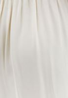 Women Cream High Rise Satin Midi Dress