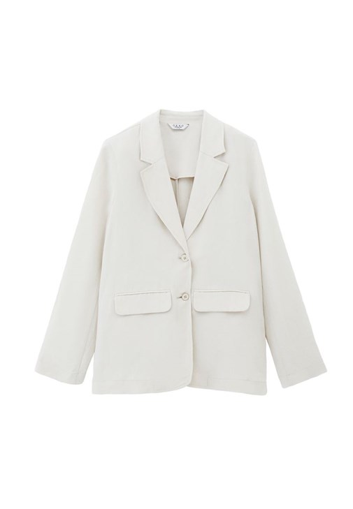 Keten Oversize Ceket ve Keten Şort Kombini