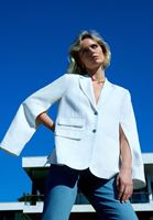 Women Cream Oversize Blazer