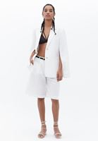 Women Cream Oversize Blazer