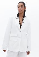 Women Cream Oversize Blazer