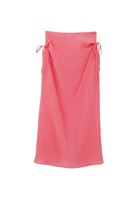Women Pink Mid-Rise Flowing Skirt