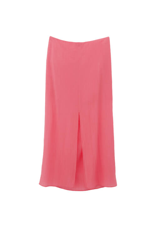 Orta Bel Etek ve Tencel Bluz Kombini