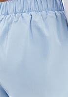 Bayan Mavi Yüksek Bel Baggy-Fit Pantolon (TENCEL™ )