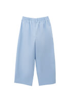 Bayan Mavi Yüksek Bel Baggy-Fit Pantolon (TENCEL™ )