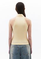 Bayan Sarı Yaka Detaylı Bluz ( TENCEL™ )