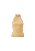 Bayan Sarı Yaka Detaylı Bluz ( TENCEL™ )
