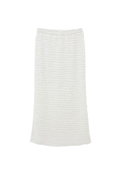 oxxooi8様リクエスト商品 HAE Shirring Skirt (White / Stripe) Hyein Seo - Wrap Shirring Skirt | HBX - Globally Curated