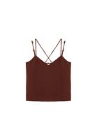 Women Brown Beaded Detail Blouse
