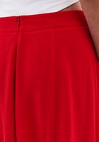 Women Red High-Waisted Long Skirt