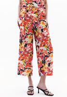 Women Mixed High-Waist Culotte Pants
