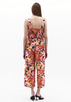 Women Mixed High-Waist Culotte Pants