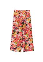 Women Mixed High-Waist Culotte Pants