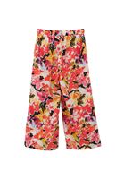 Women Mixed High-Waist Culotte Pants