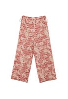 Women Mixed Mid-Rise Wide Leg Pants