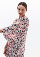 Bayan Çok Renkli Desenli Kimono