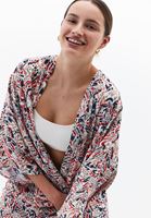 Bayan Çok Renkli Desenli Kimono